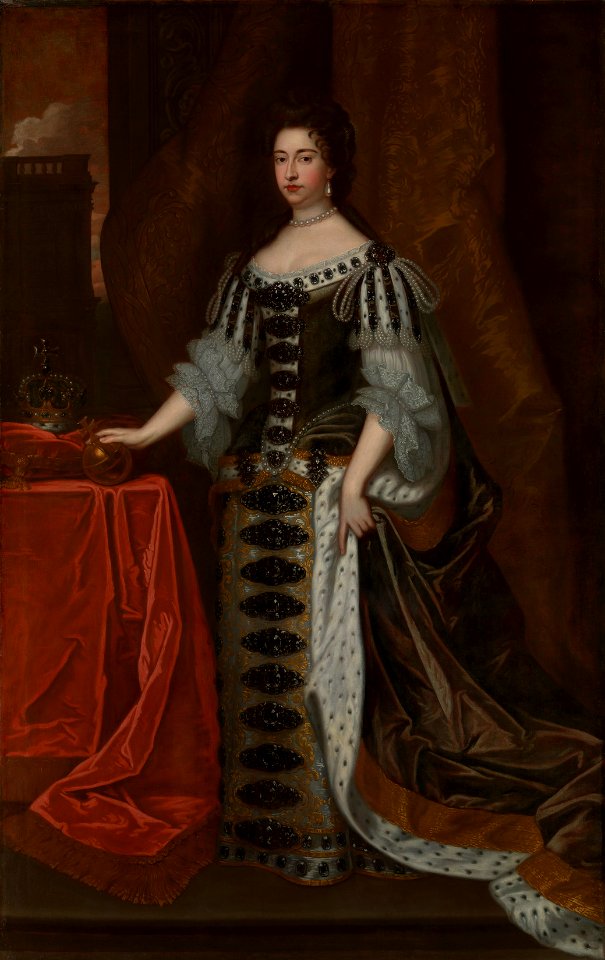After Sir Godfrey Kneller (1646-1723) - Mary II (1662-1694) - RCIN 407686 - Royal Collection