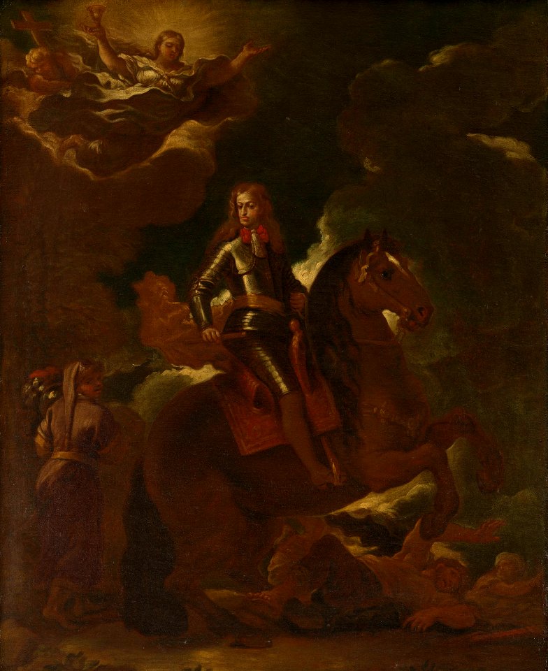 After Luca Giordano (Naples 1634-Naples 1705) - Equestrian Portrait of Carlos II of Spain - RCIN 405719 - Royal Collection