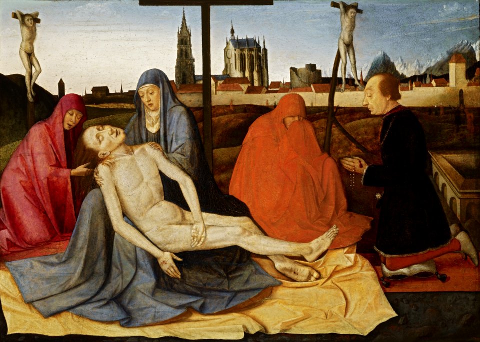 After Konrad Witz - Lamentation with Donor