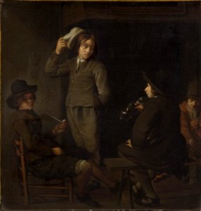 After Michiel Sweerts - Four Youths around a Fire Cat550