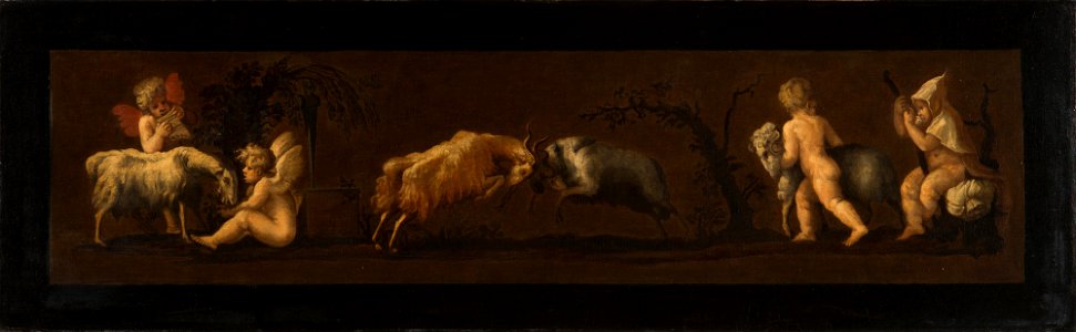 After Polidoro da Caravaggio (c. 1495-1543) - Putti with Goats - RCIN 402797 - Royal Collection