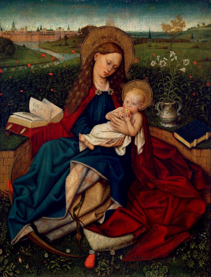 After Robert Campin - The Madonna of Humility - 77.PB.28 - J. Paul Getty Museum