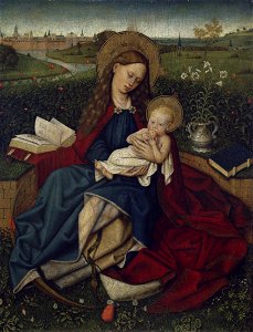 After Robert Campin - The Madonna of Humility - 77.PB.28 - J. Paul Getty Museum