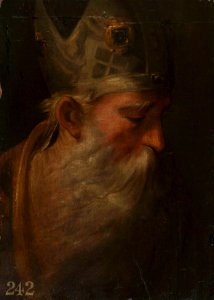 After Parmigianino (Parma 1503-Casalmaggiore 1540) - Saint Petronius - RCIN 402733 - Royal Collection