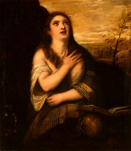 After Titian (c. 1488-Venice 1576) - The Penitent Magdalene - RCIN 402718 - Royal Collection