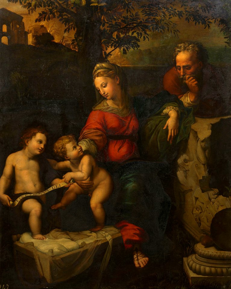 After Raphael (Urbino 1483-Rome 1520) - The Madonna of the Oak Tree - RCIN 402725 - Royal Collection