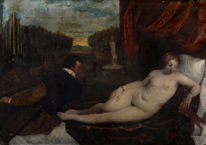 After Titian (c. 1488-Venice 1576) - Venus with an Organist - RCIN 402669 - Royal Collection