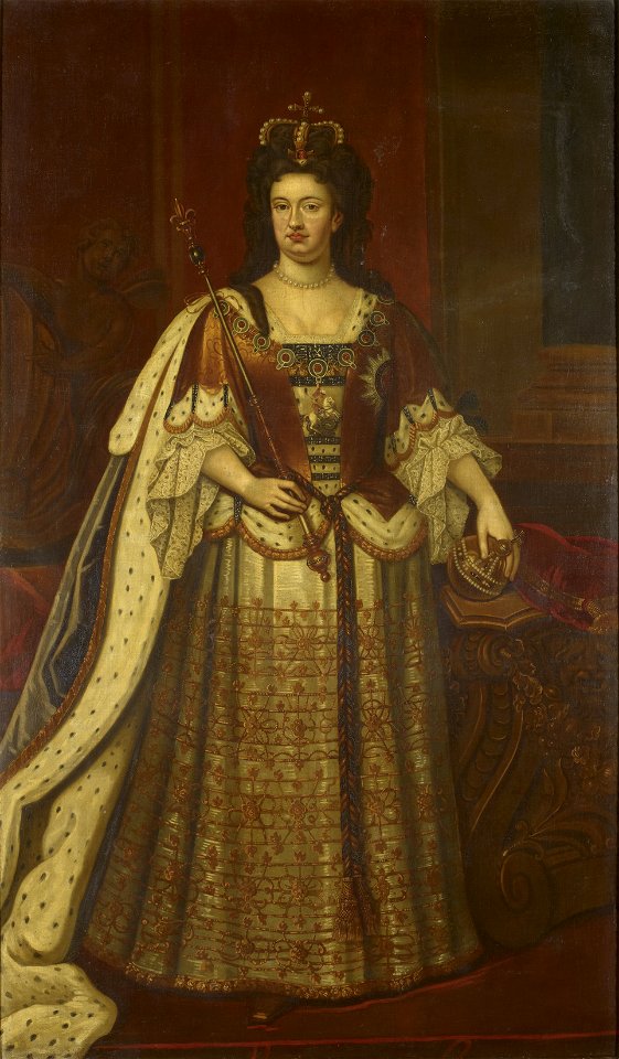After Sir Godfrey Kneller (1646-1723) - Queen Anne (1665-1714) - RCIN 403267 - Royal Collection