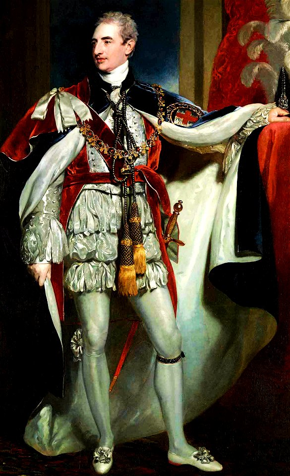 After sir Thomas Lawrence pra portrait of Robert Stewart viscount Castlereagh