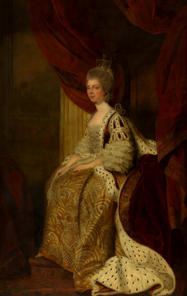 After Sir Joshua Reynolds (1723-92) - Queen Charlotte (1744-1818) - RCIN 407381 - Royal Collection