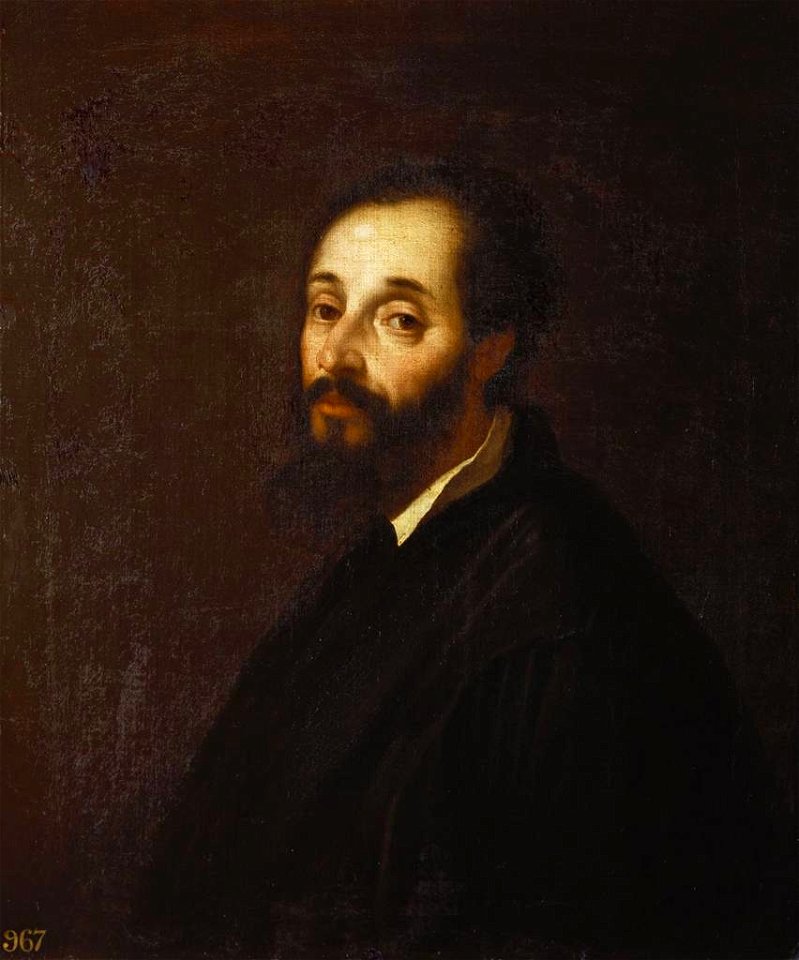 After Titian (c. 1488-Venice 1576) - Portrait of Giulio Romano - RCIN 406153 - Royal Collection