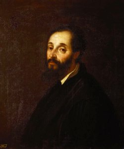 After Titian (c. 1488-Venice 1576) - Portrait of Giulio Romano - RCIN 406153 - Royal Collection
