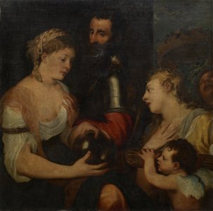 After Titian (c. 1488-Venice 1576) - The Allegory of Alfonso d'Avalos - RCIN 402663 - Royal Collection