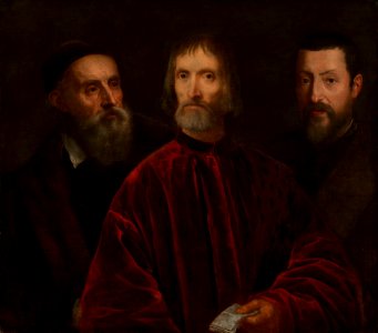 After Titian (c. 1488-Venice 1576) - Titian and his Friends - RCIN 402841 - Royal Collection
