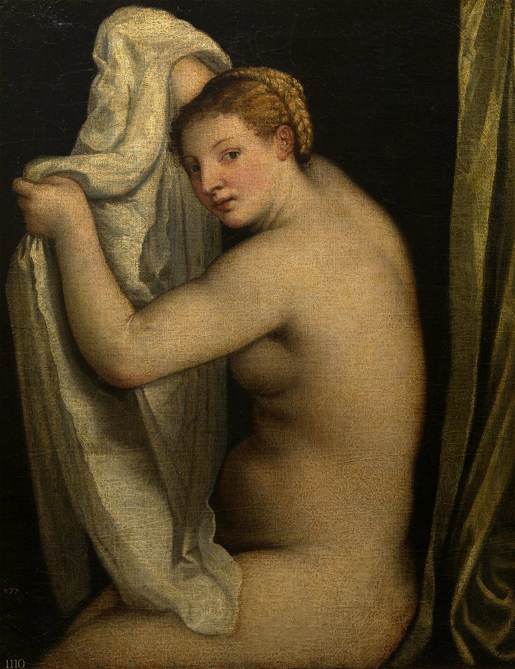 After Titian (c. 1488-Venice 1576) - Venus Disrobing - RCIN 402636 - Royal Collection