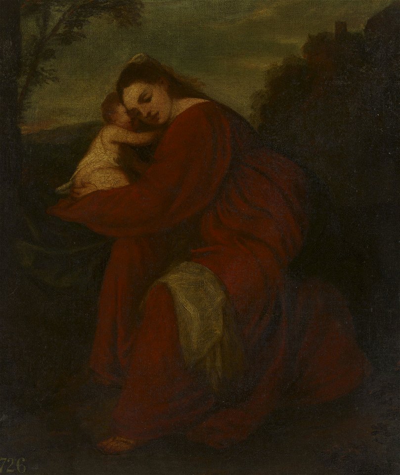After Titian (c. 1488-Venice 1576) - The Rest on the Flight - RCIN 406142 - Royal Collection