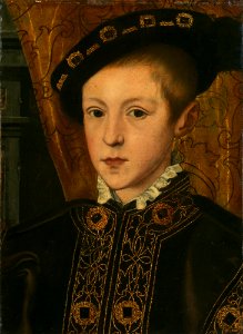 After William Scrots (active 1537-53) - Edward VI (1537-1553) - RCIN 403452 - Royal Collection. Free illustration for personal and commercial use.