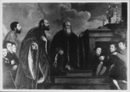 After Titian (c. 1488-Venice 1576) - The Vendramin Family - RCIN 406055 - Royal Collection