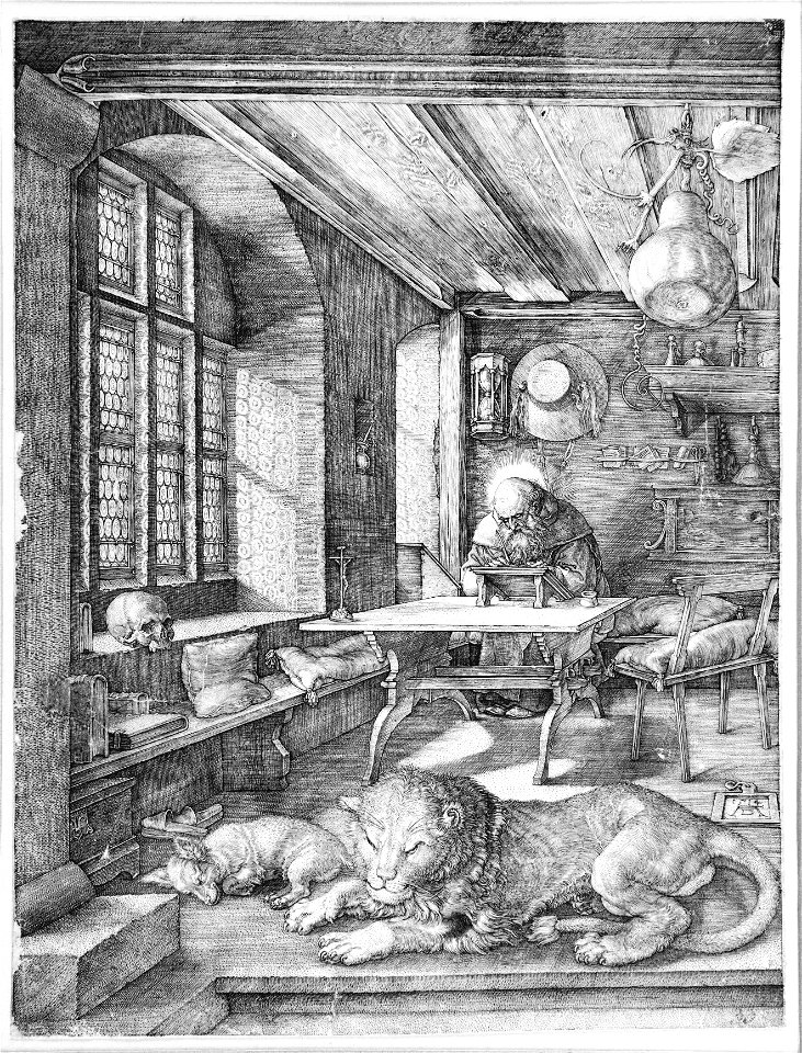 AGAD Albrecht Dürer – Saint Jerome in his Study