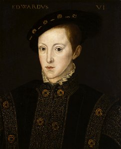 After William Scrots (active 1537-53) - Edward VI (1537-53) - RCIN 404747 - Royal Collection. Free illustration for personal and commercial use.