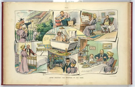 After vacation - the discovery of the home - J.S.P. LCCN2011645736