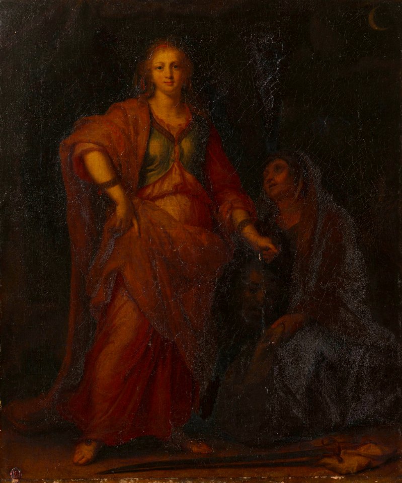 After^ Carlo Maratti (1625-1713) - Judith with the Head of Holofernes - RCIN 402767 - Royal Collection