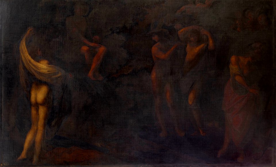 After^ Lodovico Carracci (Bologna 1555-Bologna 1619) - The Judgement of Paris - RCIN 402704 - Royal Collection