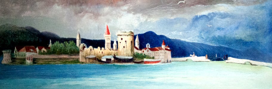 Afternoon storm in Trau, 1900