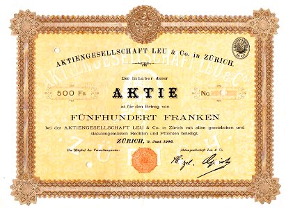 AG Leu & Co.1906