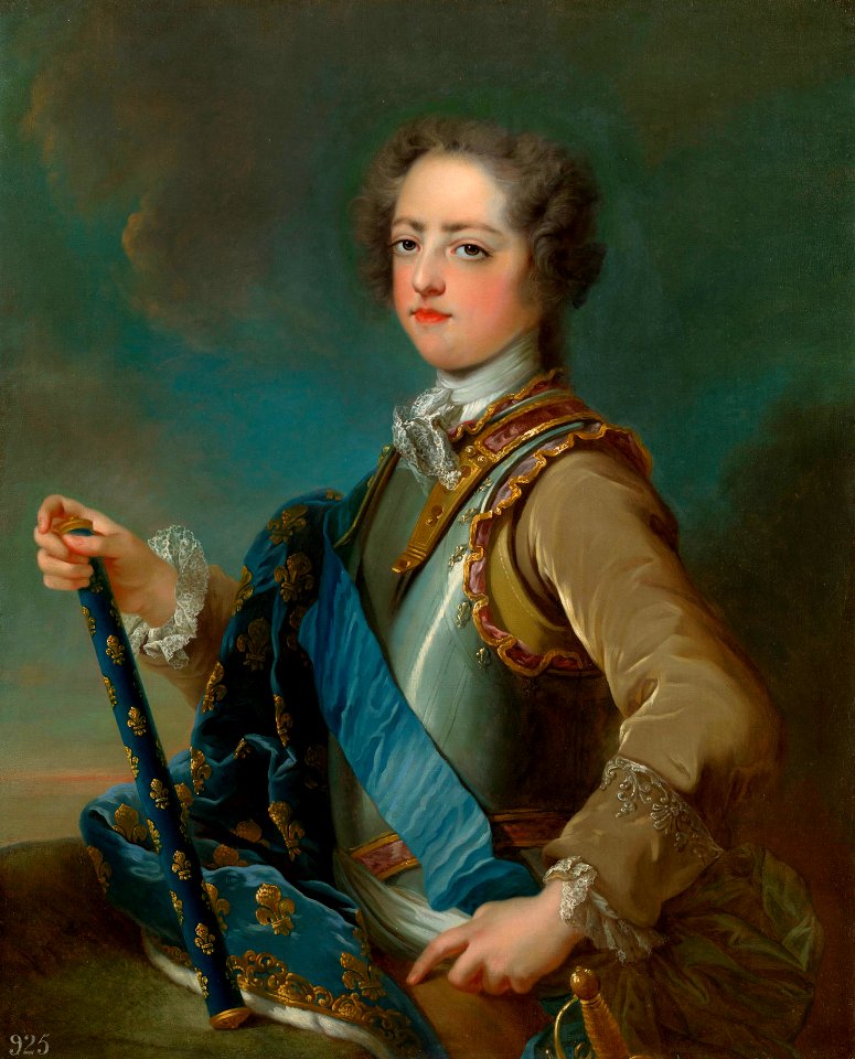 After^ Jean-Baptiste van Loo (1684-1745) - Louis XV, King of France when young (1710-1774) - RCIN 404738 - Royal Collection