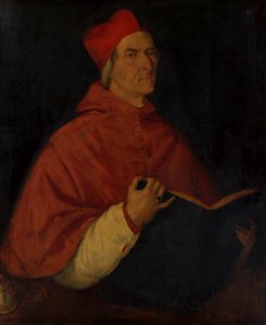 After^ Lorenzo Lotto (Venice c. 1480-Loreto 1556) - Cardinal Domenico Grimani (d.1523) - RCIN 404992 - Royal Collection