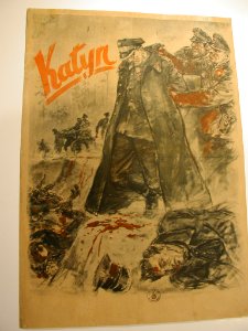 AGAD Katyń – niemiecki afisz propagandowy