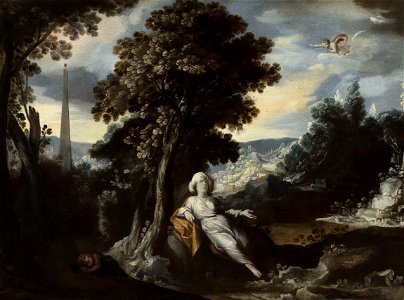 Agar e Ismael - Antonio del Castillo Saavedra