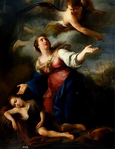 Agar e Ismael en el desierto, de Mariano Salvador Maella (Real Academia de Bellas Artes de San Fernando)