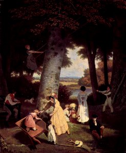 Jacques Laurent Agasse - The Playground - WGA00074