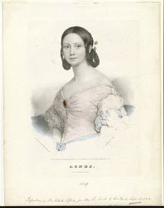 Agnes - on stone by H. Grevedon, Paris 1860 ; lith. L. Letrenne, 17 Rue du Bac. LCCN90708468
