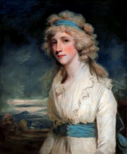 Agnes Catherine Coussmaker, by John Hoppner. Free illustration for personal and commercial use.