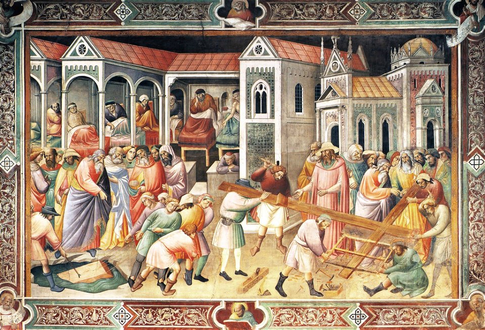 Agnolo gaddi, storie della vera croce 02