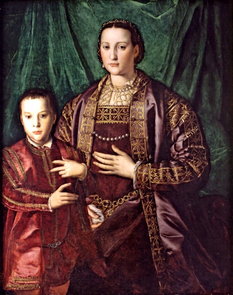 Agnolo Bronzino - Eleonora di Toledo with her son Francesco