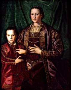 Agnolo Bronzino - Eleonora di Toledo with her son Francesco