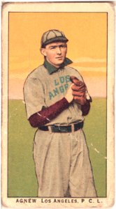 Agnew, Los Angeles Team, baseball card portrait LCCN2008676986