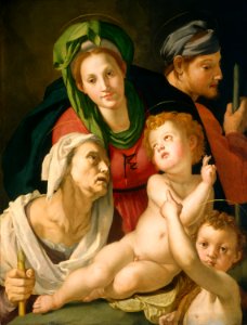 Agnolo Bronzino - The Holy Family - Google Art Project