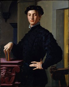 Agnolo Bronzino - Portrait of a Young Man. Free illustration for personal and commercial use.