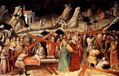 Agnolo Gaddi - Discovery of the True Cross - WGA08367
