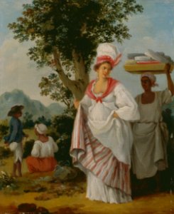 Agostino Brunias - West Indian Creole woman, with her Black Servant - Google Art Project