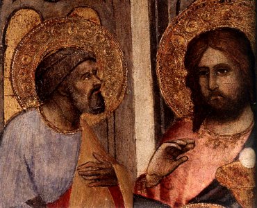 Agnolo Gaddi - The Last Supper (detail) - WGA08374