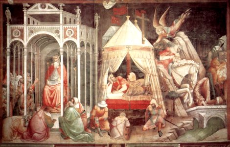 Agnolo Gaddi - The Triumph of the Cross (detail) - WGA08371