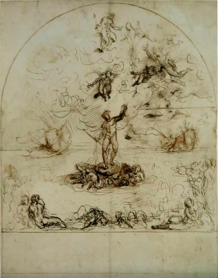 Agostino Carracci - Neptune