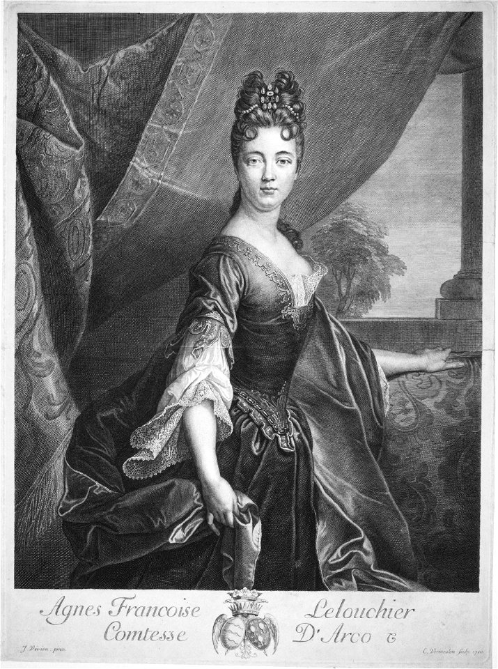 Agnès-Françoise Lelouchier, by Cornelis Martinus Vermeulen