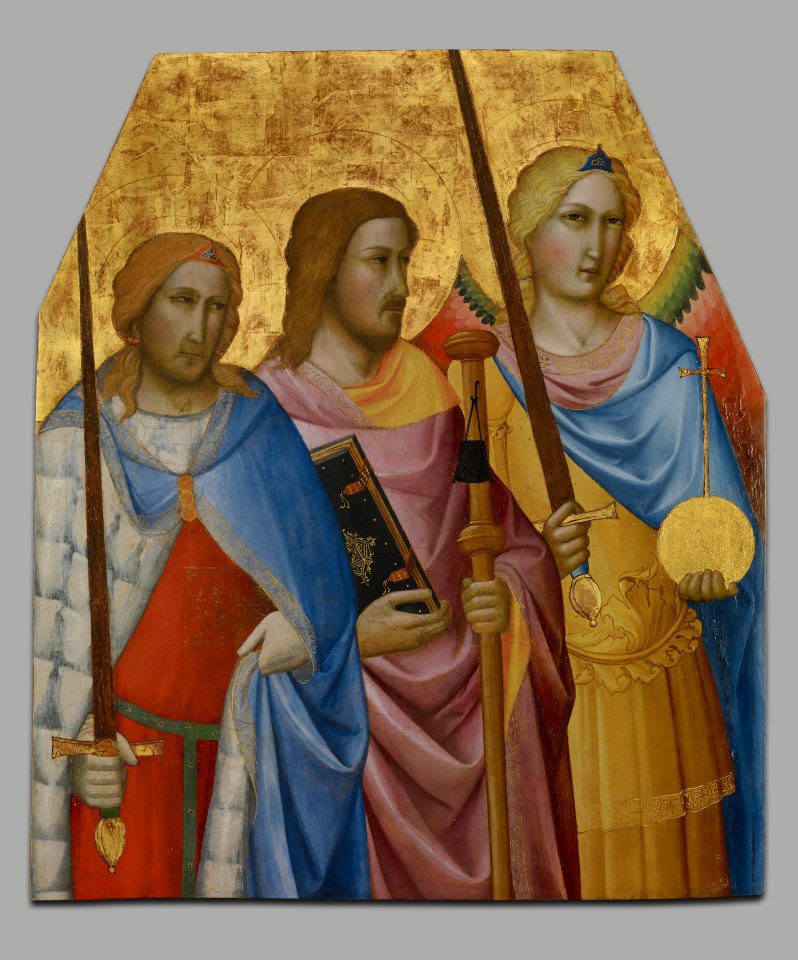 Agnolo Gaddi - Saints Julian, James, and Michael - 1871.20 - Yale University Art Gallery